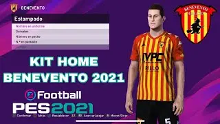PES 2020 - NUEVO KIT HOME BENEVENTO 2021 |iamRubenMG|