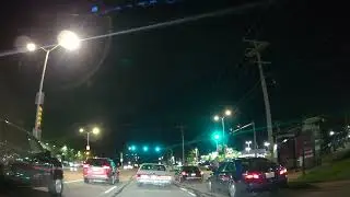 4K Dash Cam - Milwaukee Wisconsin - S. 27th St - South Side Franklin Oak Creek At Night - June 2024