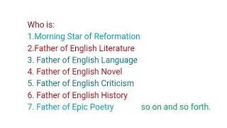Important Authors Known With Other Names | Nicknames of Some Important Authors
