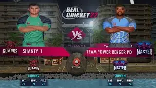 Real Cricket 22 Rank Push Full match Highlights Last Over Was Very Thrilling 🔥