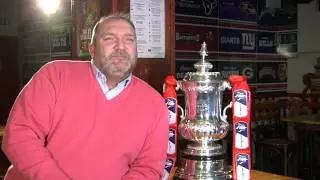 Neil Ruddock plays a game of punch, pint or play with