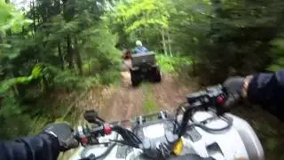 Riding ATV's in Michigan's Upper Peninsula, U.P.