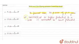 Which one of the following represents forward bias diode?