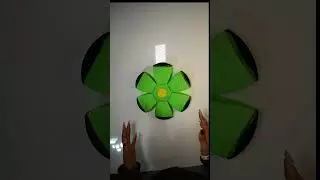 8039A Flying Soccer Magic Ball Frisbee Deformation UFO Football Flat Throw Disc with 6 LED Light