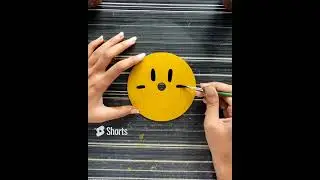 CD Painting with Poster Colors #art #shorts