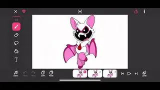 Poppy Playtime Nightmare Critters: Rabie Baby Turns Into A Werewolf Aka A Werebat: Next Craftycorn
