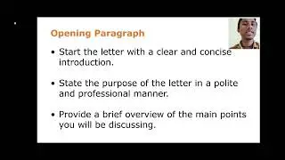 Formal letter writing