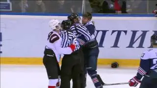 Бой КХЛ: Климонтов vs Осала / KHL Fight: Osala vs Klimontov