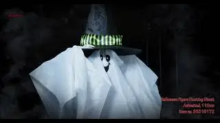 EUROPALMS - Halloween Figure Floating Ghost, animated, 110cm