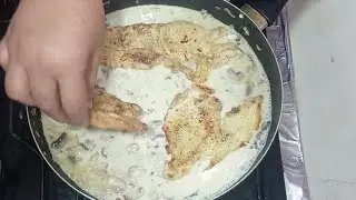 Prepara unos deliciosos bisteces de pollo a la crema con champiñones  😋  RECETAS TIA LETY 🇲🇽 💘