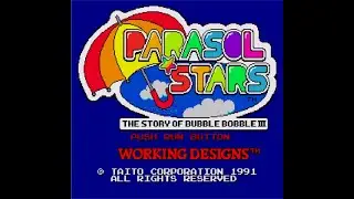 Parasol Stars - The Story Of Bubble Bobble III Review for the NEC PC-Engine by John Gage