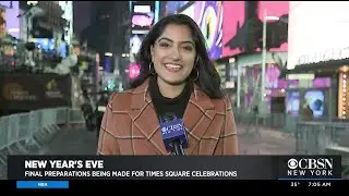 Times Square's NYE Party Final Preparations