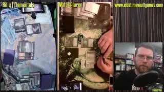 Elementals vs Aluren | Legacy Magic: The Gathering w/Commentary | Fast Effect | ELD's MTG