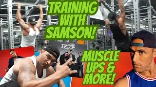 Muscle-Up Challenges & Dynamic Push-Up Duos ft. Samson from Justice Crew!