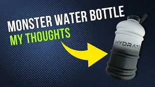 HYDRATE XL Jug Half Gallon Water Bottle - Review of this huge water bottle!
