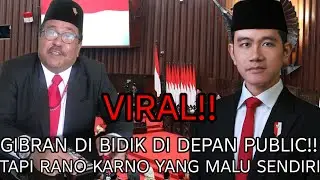 GIBRAN DIBANTAI RANO KARNO DI DPR? TUNGGU DULU... INI BALASANNYA YANG BIKIN SEMUA DIAM! 🔥