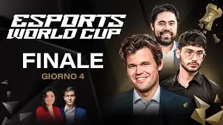 LA FINALE: Chi vincer&agrave; l'Esports World Cup 2025 tra CARLSEN e FIROUZJA? | Giorno 4 | !info !social