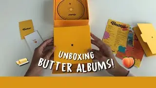Unboxing Butter Albums! | Keira & Aiska