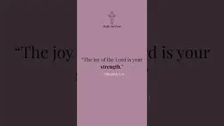 Joy doesn&rsquo;t ignore fear &mdash; it overcomes it. #bibleverse #motivation #faithdome