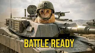 CAT TANK COMMANDER: The Epic Charge of General Ginger! 🙀💥