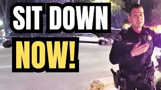 Refuses ID on Public Sidewalk &mdash; Officer Ego Gets Shut Down.