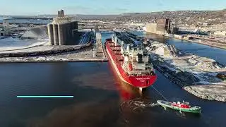 M/V Federal Alster w/ Great Lakes Towing Tugs Ky Kentucky & Missouri 121823
