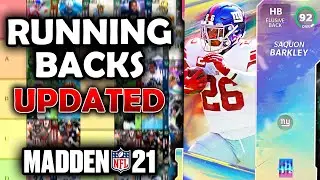RANKING the BEST Running Backs in Madden 21 Ultimate Team (Tier List)