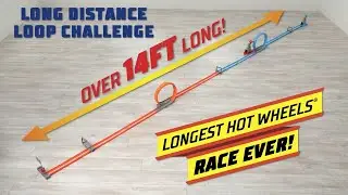 Hot Wheels Double Loop Dash Track Set - هوت ويلز مسار الحلقة المزدوجة