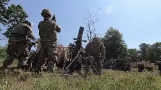 Pennsylvania National Guard Soldiers Conduct Annual 120mm Mortar Training  Fort Indiantown Gap, PA
