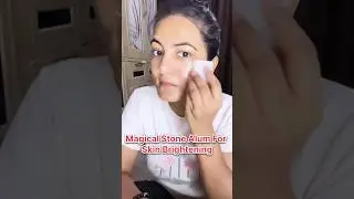 Magical Stone Alum For Skin Brightening 😱 #skincareroutine #koreanskincare #alum #pimplefree