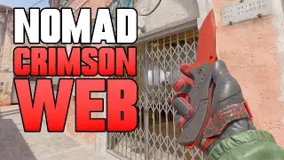 ★ CS2 Nomad Knife Crimson Web (FACTORY NEW) | CS2 Knife Gameplay