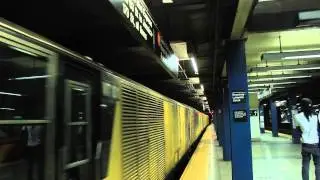 IND Subway MoW: Vacuum Train at Broadway / Lafayette St [R137 VakTrak]