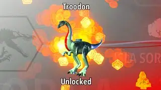 LEGO Jurassic World How to Unlock Troodon, Amber Brick Location