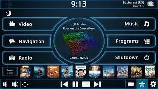 CarPC Kodi Skin - Show/Hide Buttons