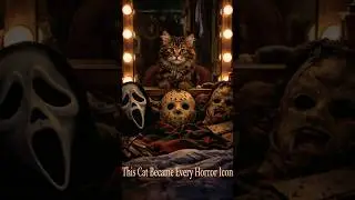 his Cat Became Every Horror Icon 🐾