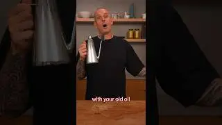 Что делать со старым маслом после жарки во фритюре?