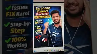 Earphone Not Working Problem Solution in Hindi #EarphoneNotWorking #EarphoneProblem #shorts #Short