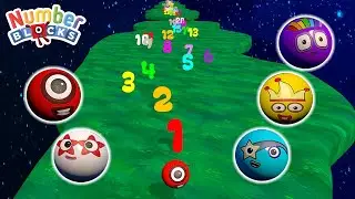 Numberblocks Numberball Space Adventure | Learn Numbers 1 to 100 for Kids