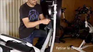 Reapretar y lubricar los tornillos de las bicicletas elípticas BH