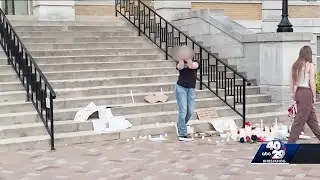 Two women arrested for vandalism of Charlie Kirk memorial in Bentonville