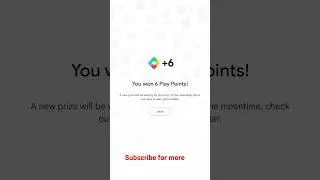 Google play point weekly prize unbox | Google play point silver prize 2024 |#shorts#googleplaypoints