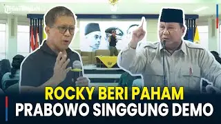 [Full] Rocky Gerung Beri Respon Prabowo Singgung Kerusuhan Aksi Demo dan Bom Molotov: Kegelisahan