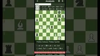 #ATTACK AGAINST PHILDOR DEFENSE PHILDOR GAMBIT#CHESS#