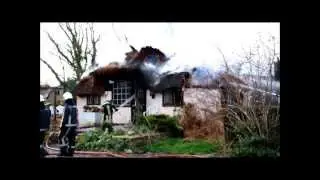 Woningbrand rietenkap Sonnega