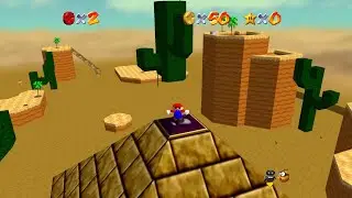 Surreal Sand Ocean by SuperWaffleMaker2 - Mario Builder 64