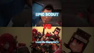 EPIC SCOUT VS Izumi Ch. Character's #teamfortress2  #scout #mimisentry #edit