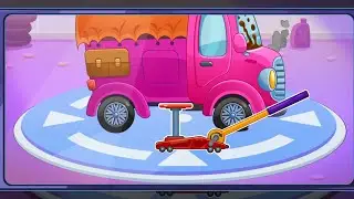 Master Cat Repairs Truck.МастеР КОТ РемонтируеТ БольшоЙ ГрузовиК.