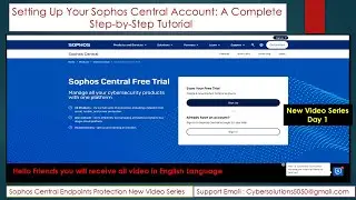 Get Protected Now: Start Your 30-day Sophos Central Endpoint Protection Trial Today! #NXGTechTrends