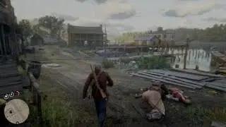 Huge Killing Spree in Van Horn Red Dead Redemption 2