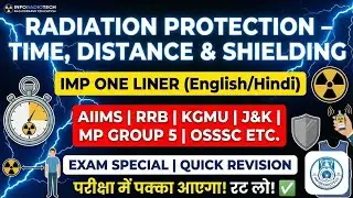 Radiation Protection One-Word Answer (61–100) | Time Distance Shielding | Radiology Exam Revision